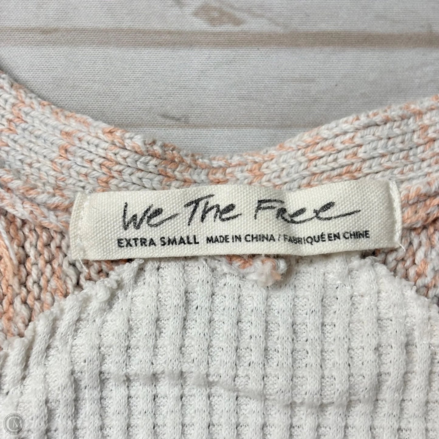 Top Long Sleeve By We The Free In Cream, Size: Xs