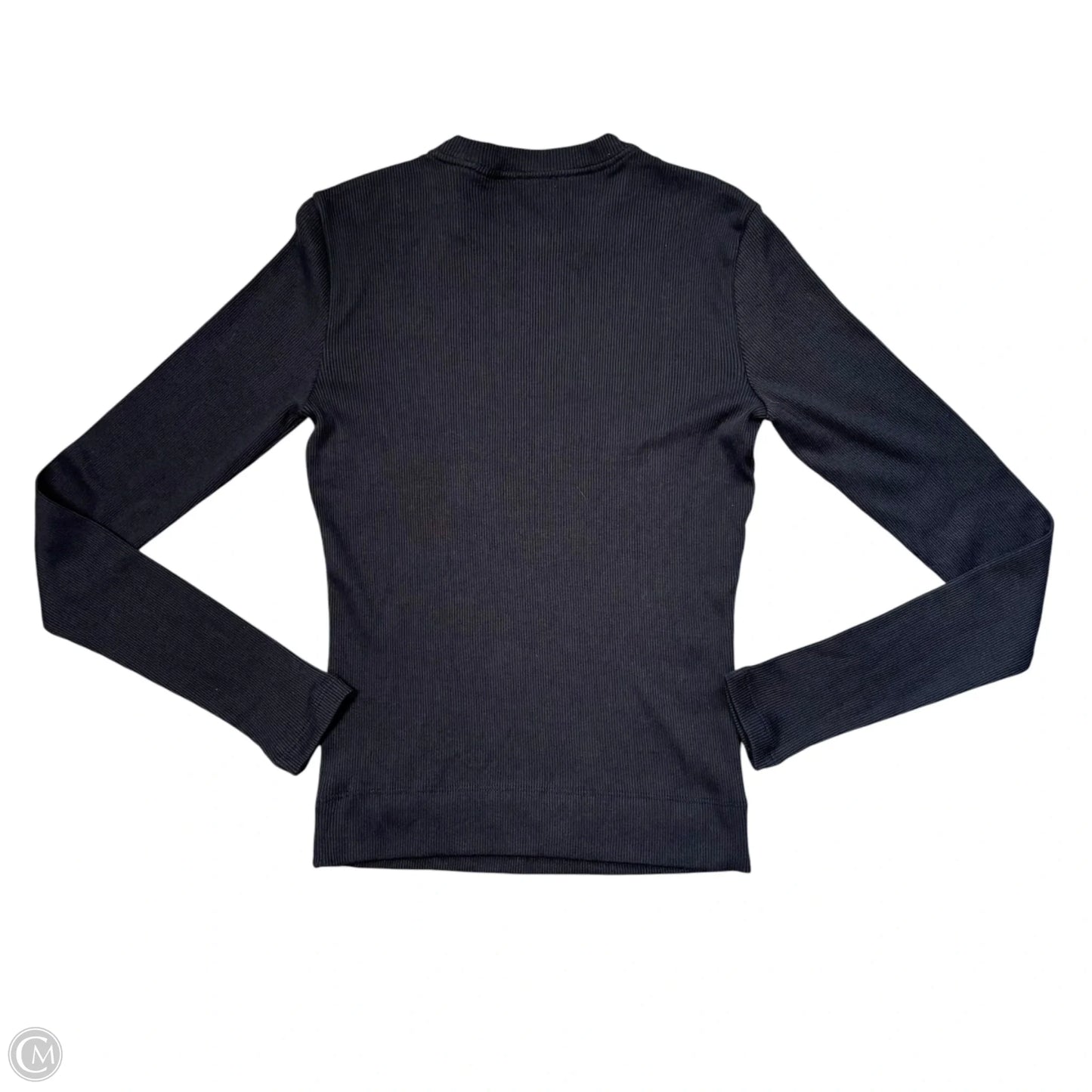 Top Long Sleeve By Theory In Navy, Size: S