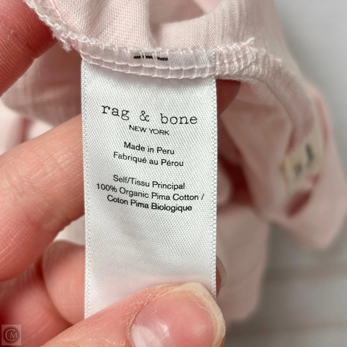 Top Short Sleeve Basic By Rag And Bone In Pink, Size: Xs