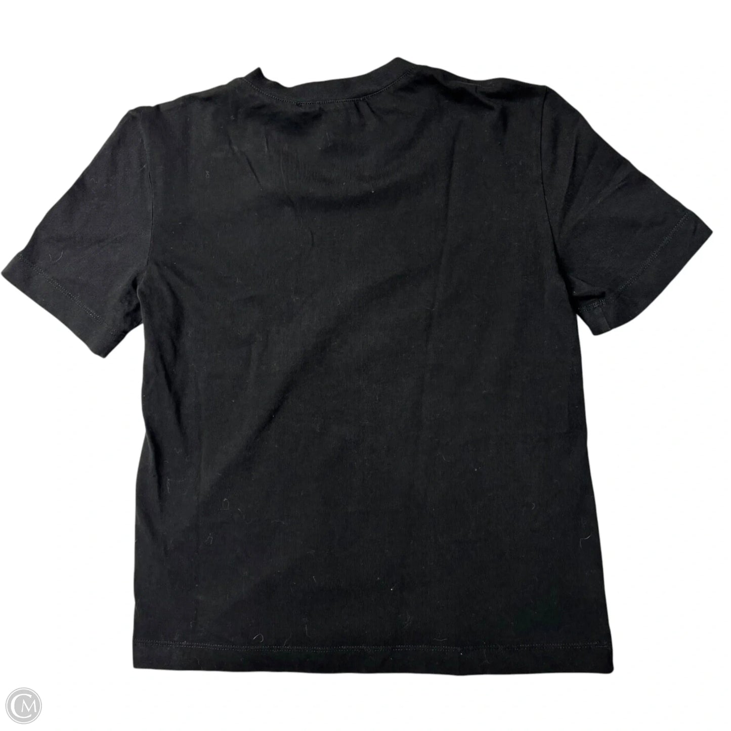 Top Short Sleeve By Love Moschino In Black, Size: Xs