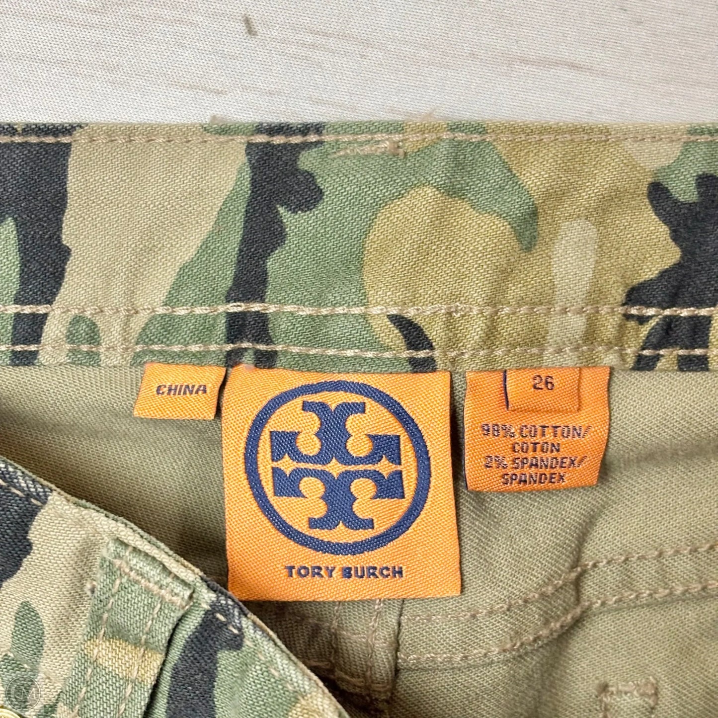 Pants Designer By Tory Burch In Camouflage Print, Size: 2