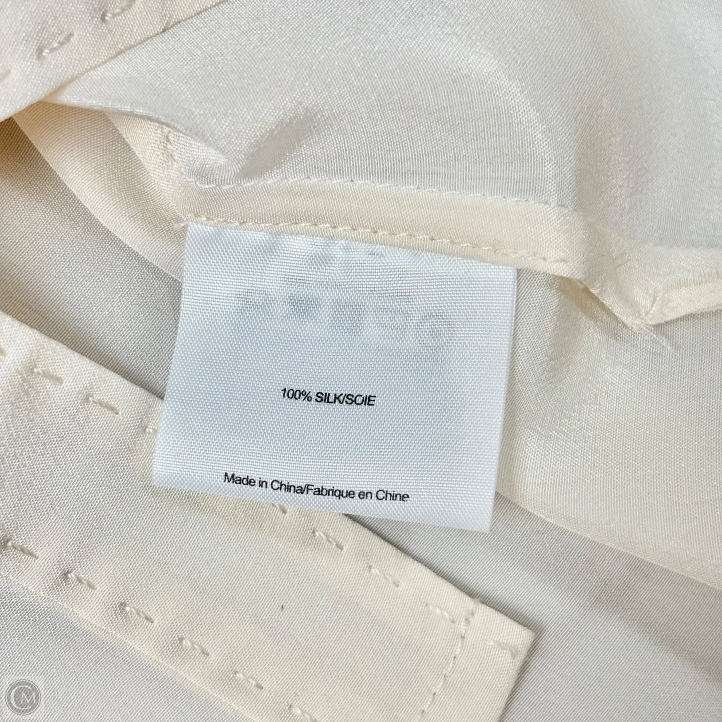 Blouse Designer By Tory Burch In Cream, Size: Xs