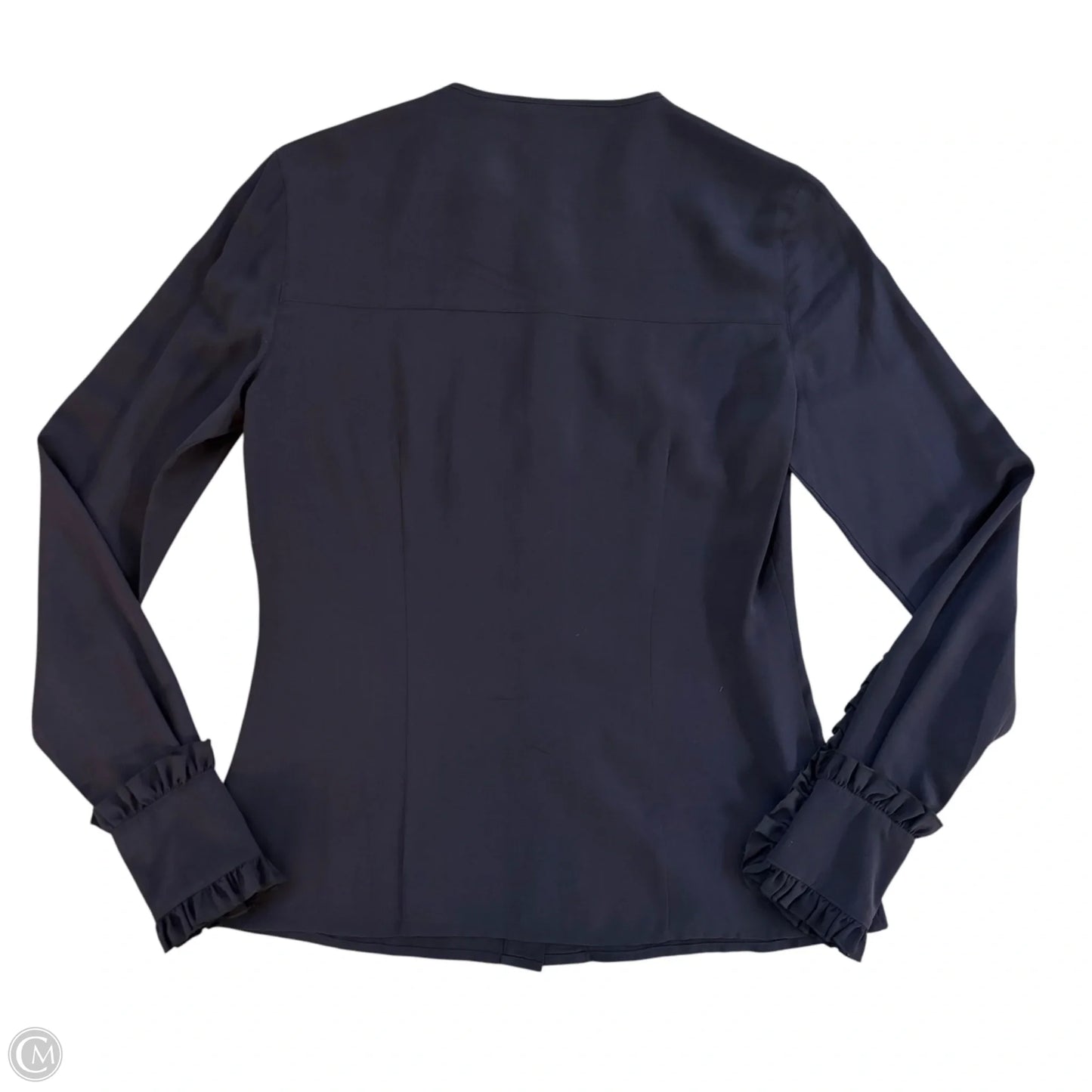 Blouse Designer By Tory Burch In Navy, Size: Xs