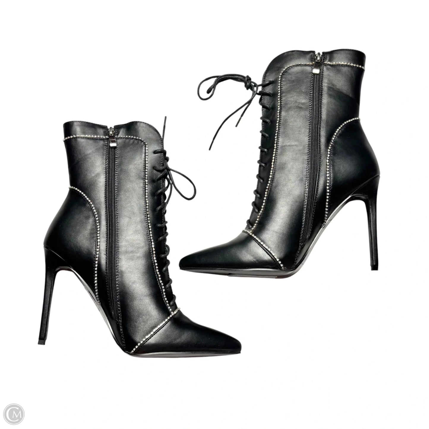 Boots Ankle Heels By Azalea Wang In Black, Size: 11