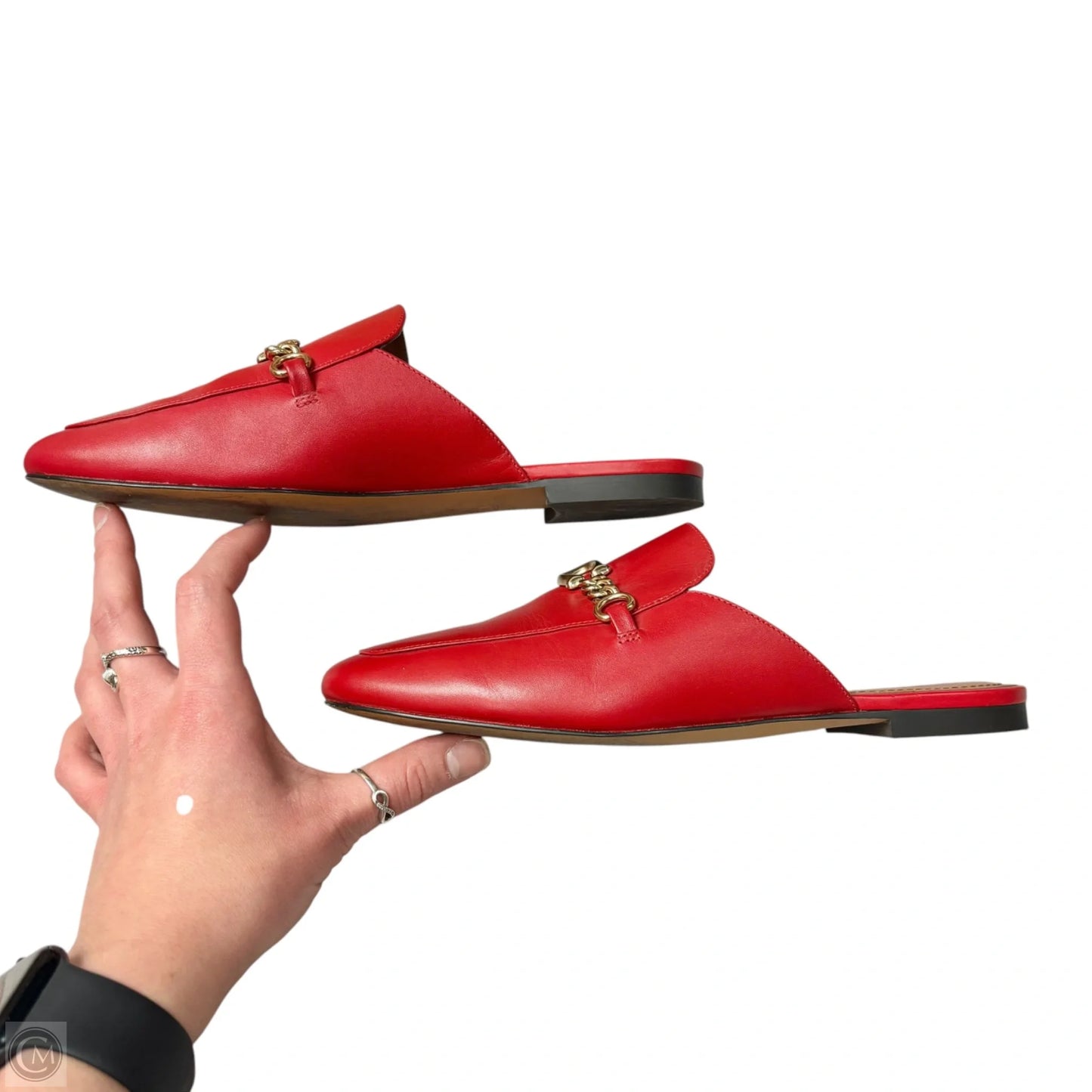 Shoes Designer By Coach In Red, Size: 7.5