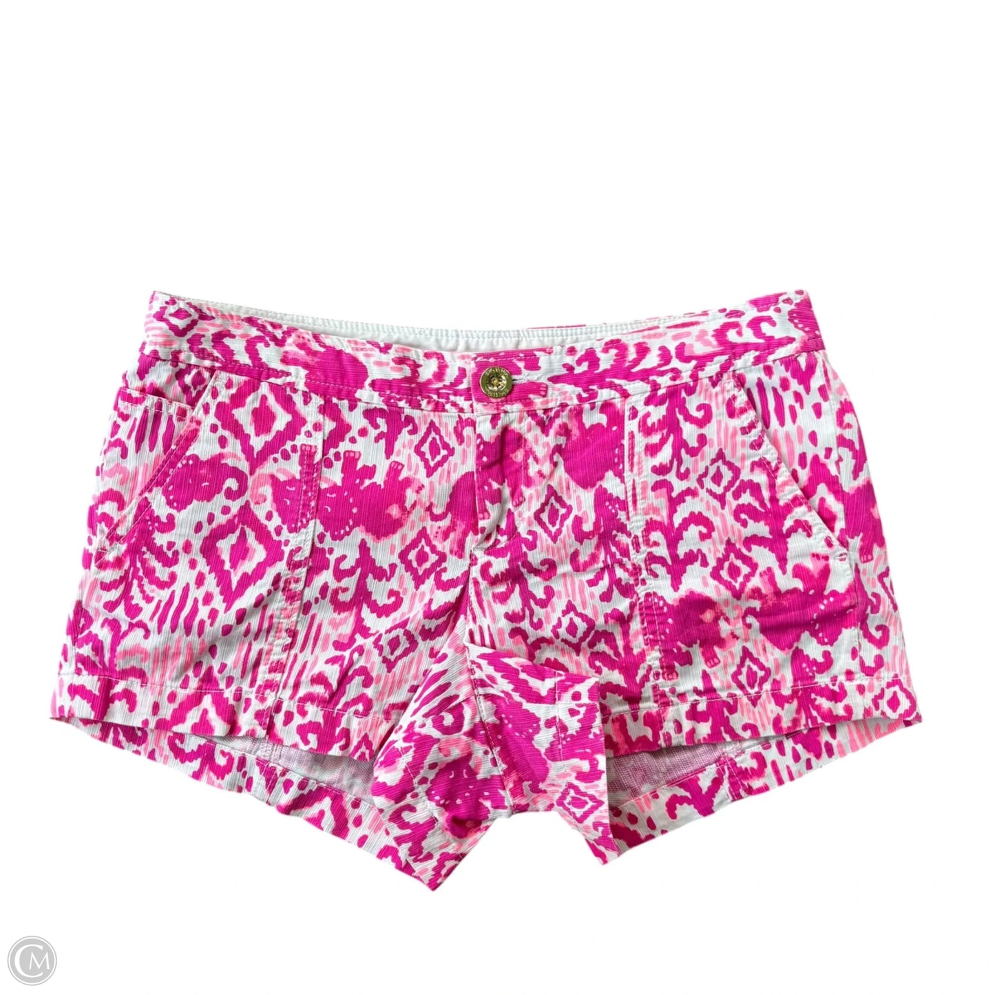 Shorts Designer By Lilly Pulitzer In Purple & White, Size: 4