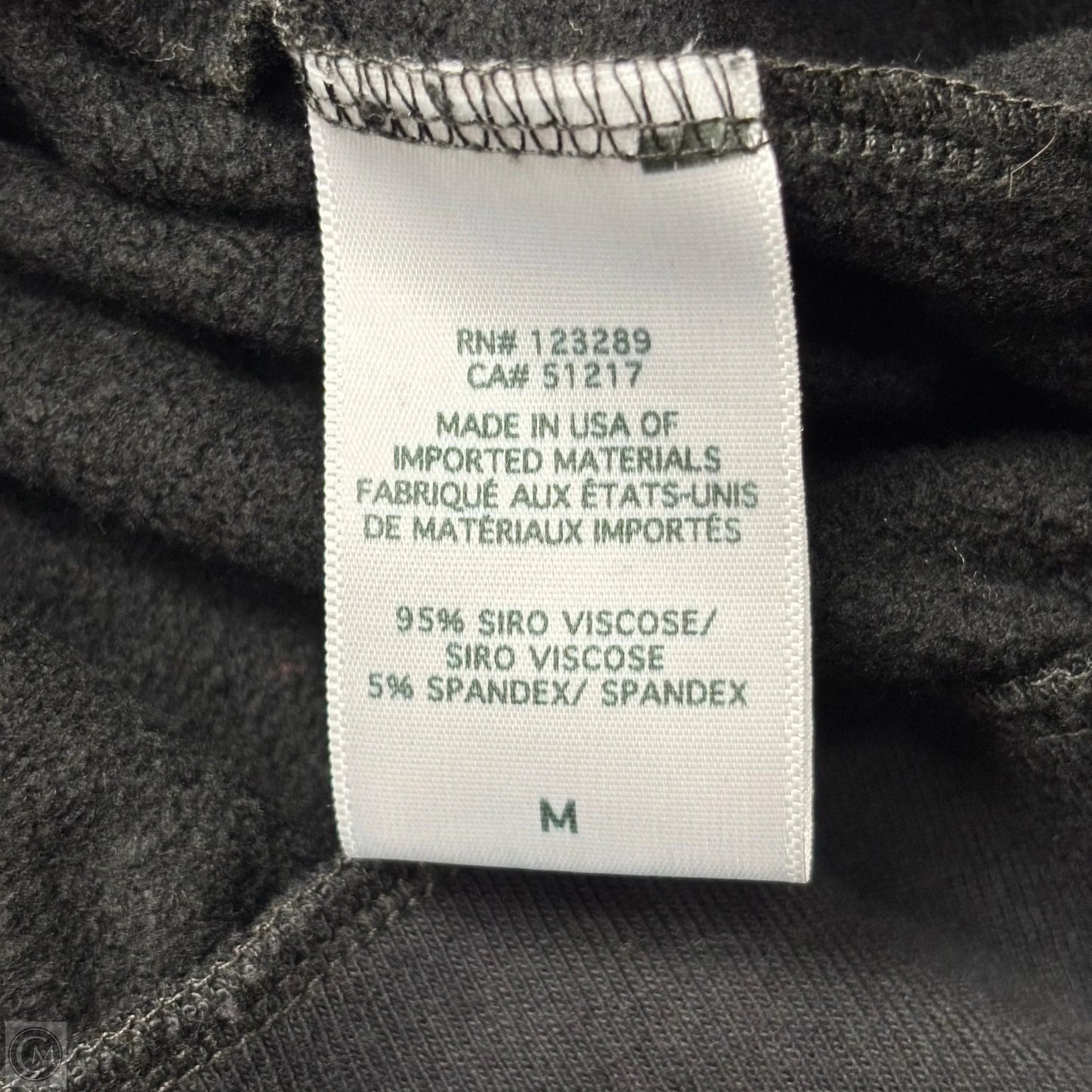 Sweatshirt Hoodie By Lauren Moshi In Black, Size: M