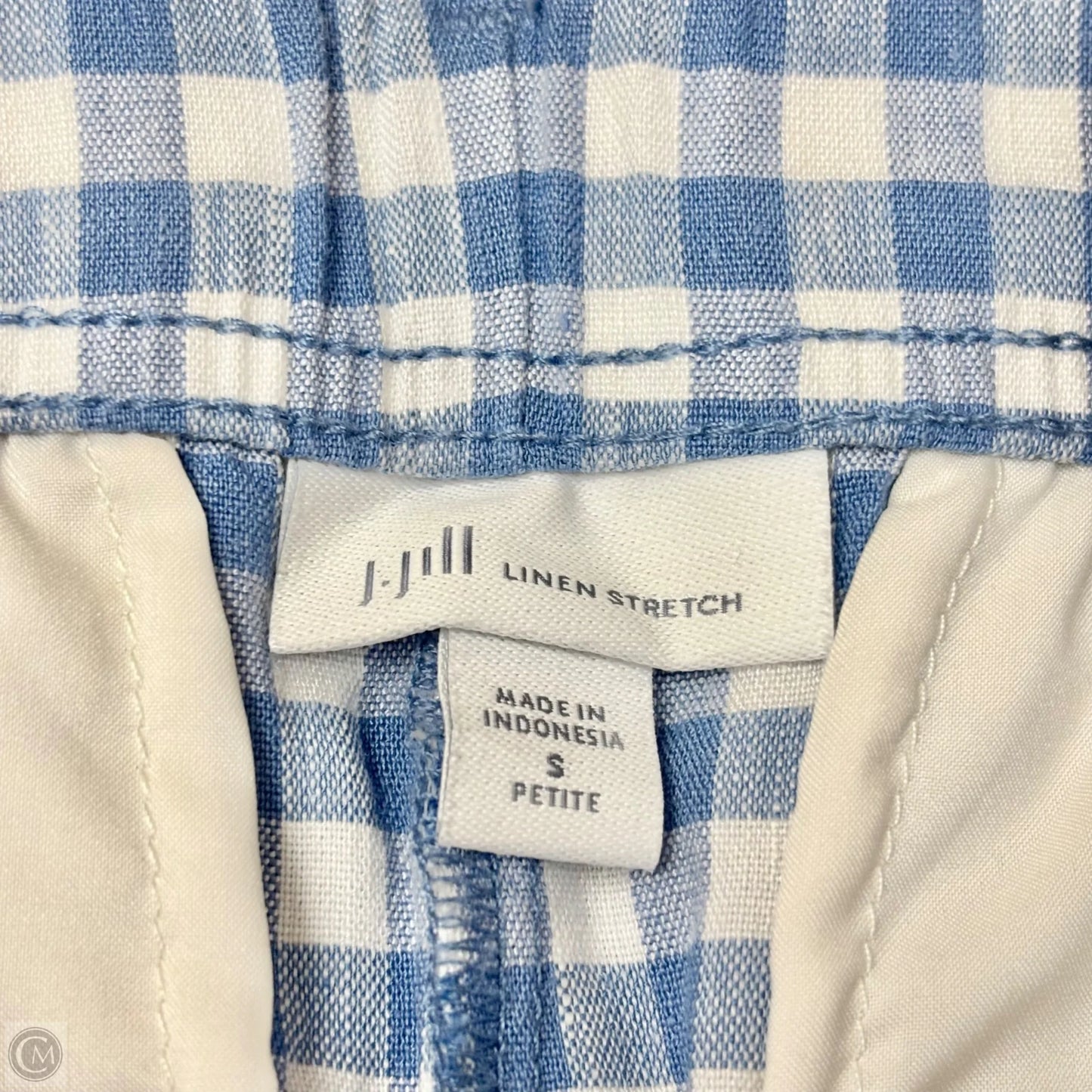 Pants Linen By J. Jill In Blue & White, Size: Sp