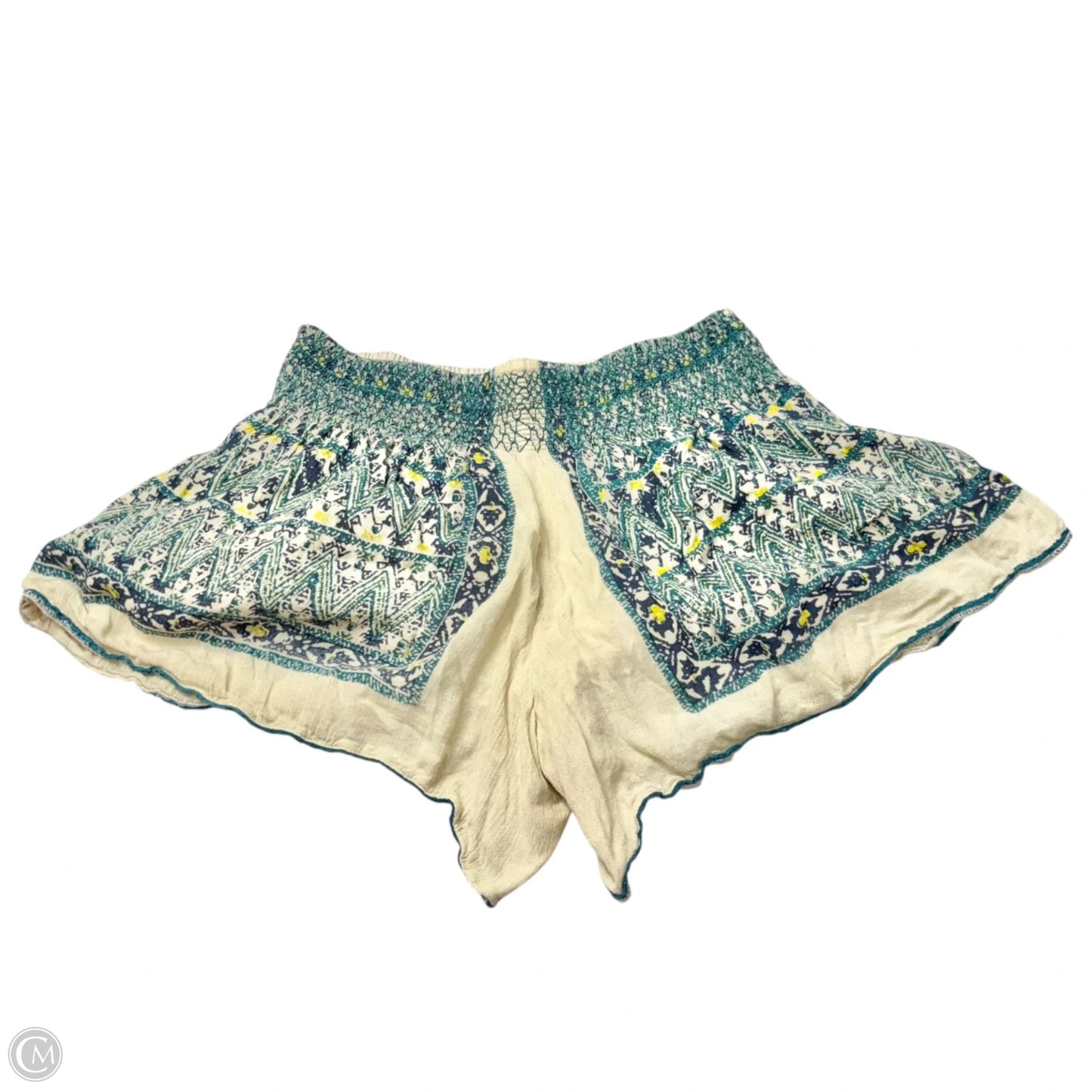 Shorts By Free People In Cream & Green, Size: L
