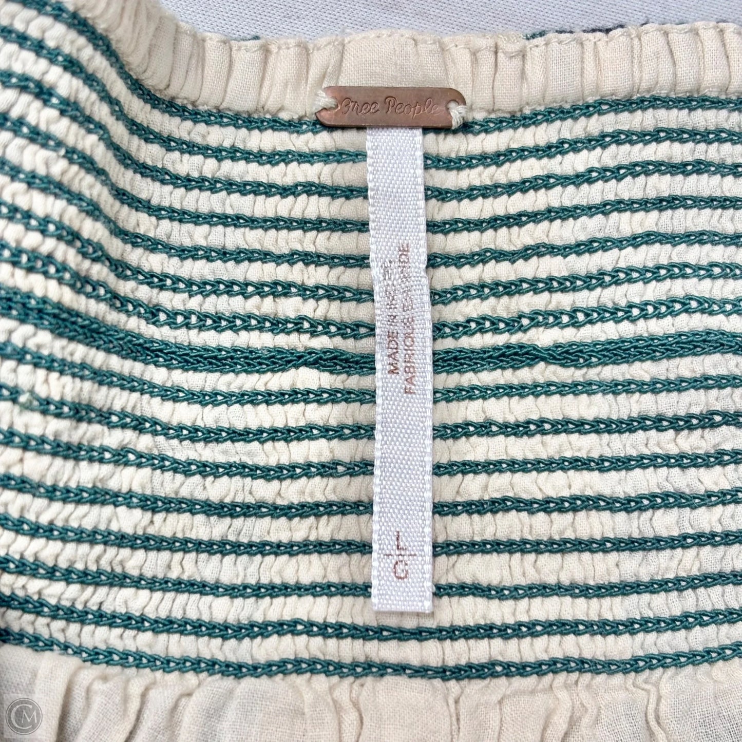 Shorts By Free People In Cream & Green, Size: L