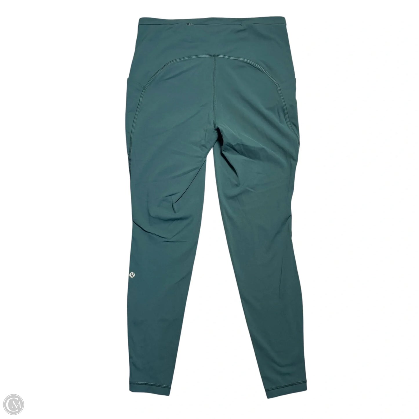 Athletic Leggings By Lululemon In Green, Size: M