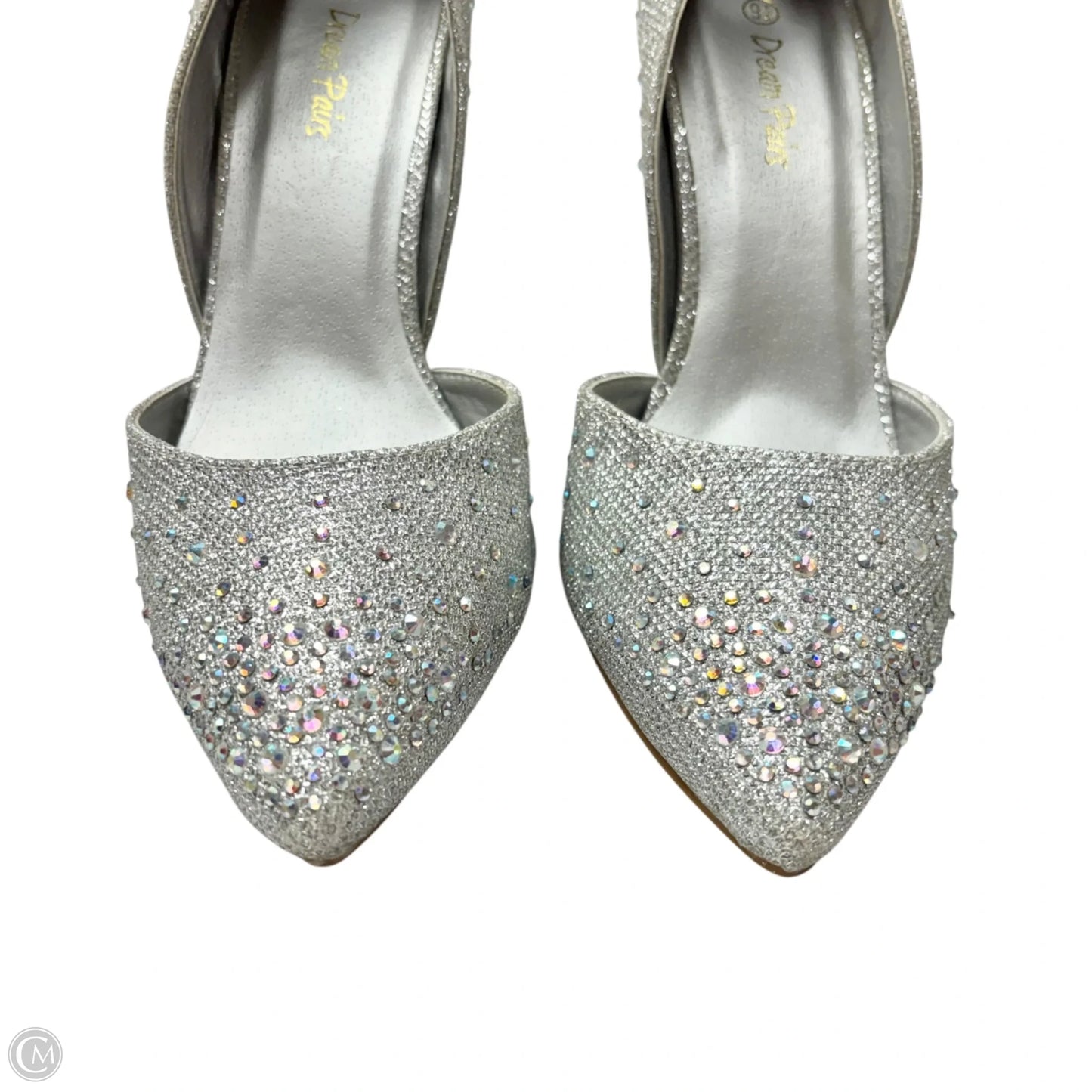 Shoes Heels Stiletto By Dream Pairs In Silver, Size: 9.5