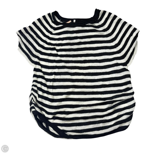 Top Short Sleeve By Free People In Striped Pattern, Size: Xs