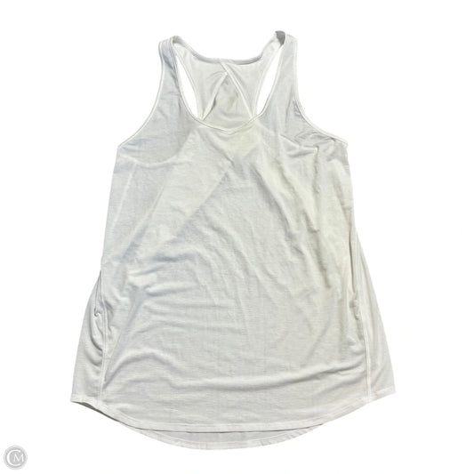 Athletic Tank Top By Lululemon In White, Size: M