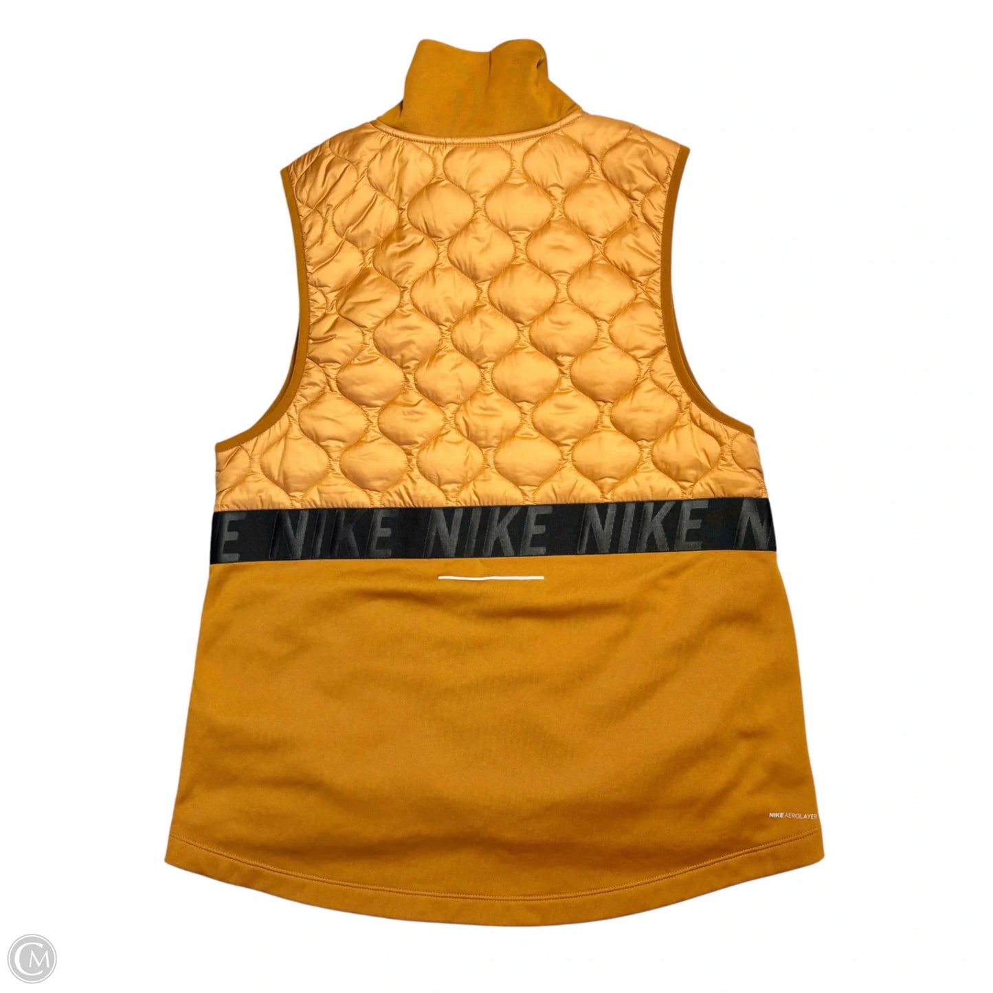 Vest Puffer & Quilted By Nike Apparel In Brown, Size: M
