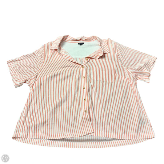 Top Short Sleeve By Torrid In Striped Pattern, Size: 2x