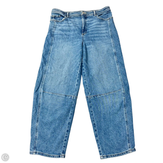 Jeans Wide Leg By Loft In Blue Denim, Size: 12