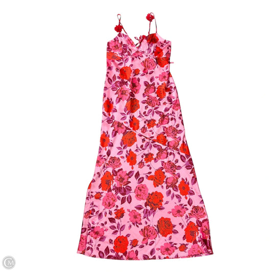 Dress Casual Maxi By Crystal Doll In Floral Print, Size: L