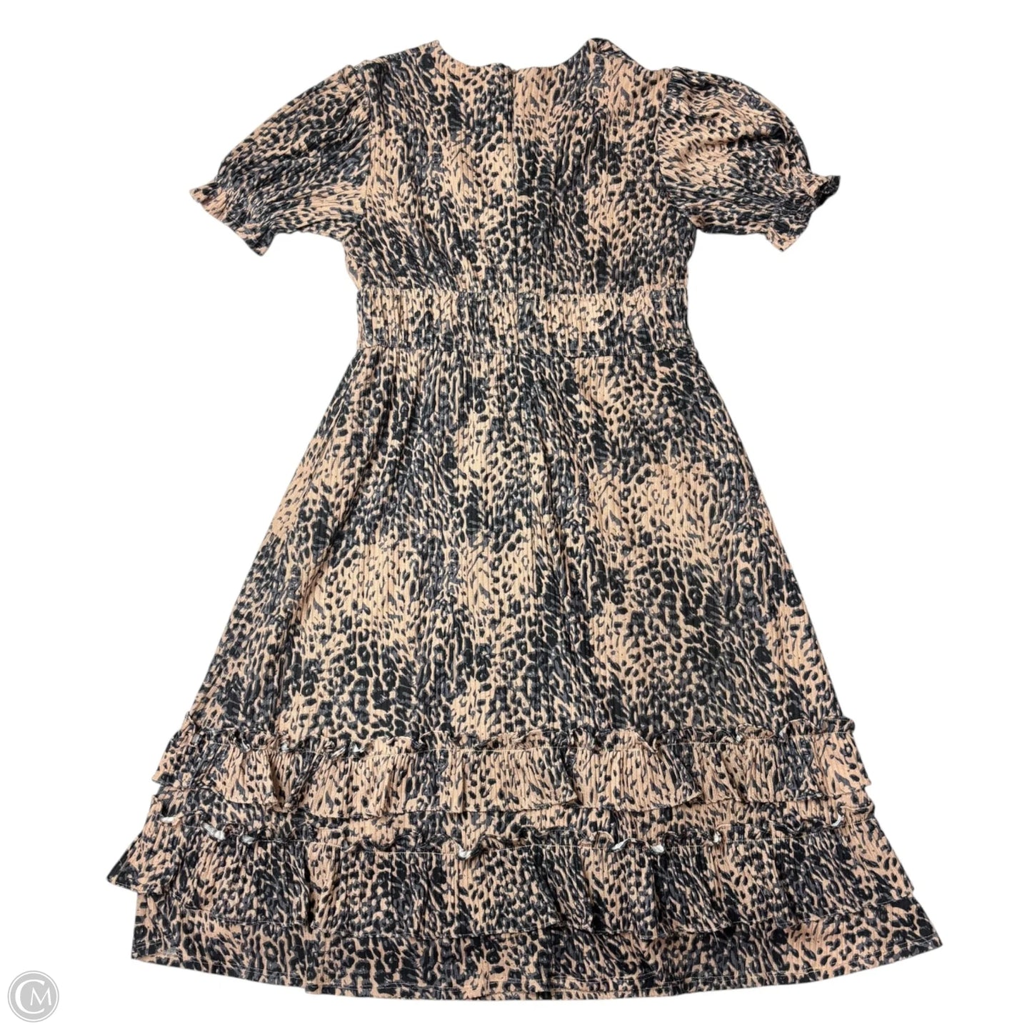 Dress Casual Midi By Hutch In Blue & Brown, Size: Xl