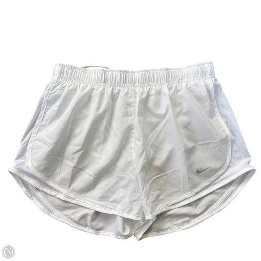 Athletic Shorts By Nike Apparel In White, Size: L
