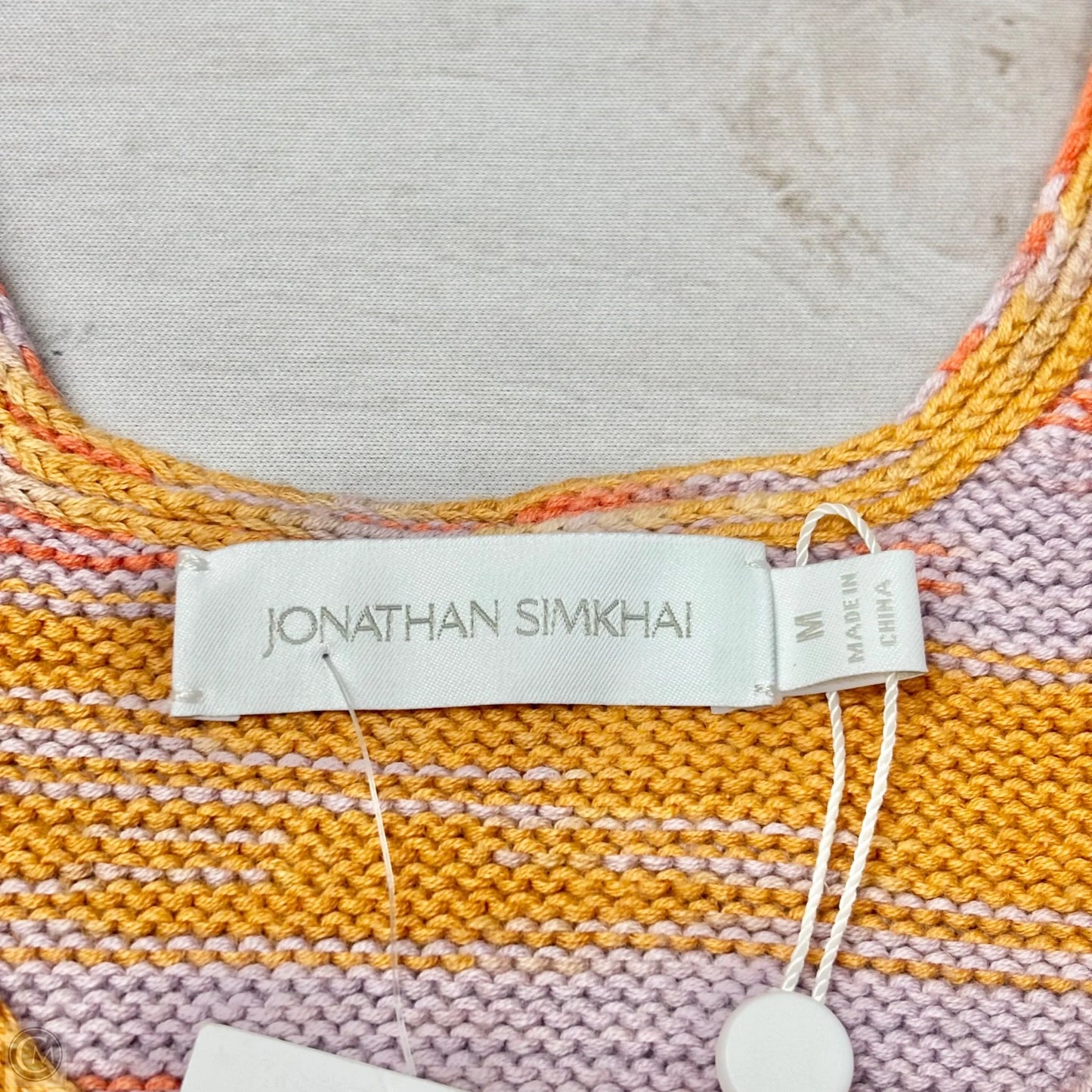 Top Sleeveless By Jonathan Simkhai In Striped Pattern, Size: M