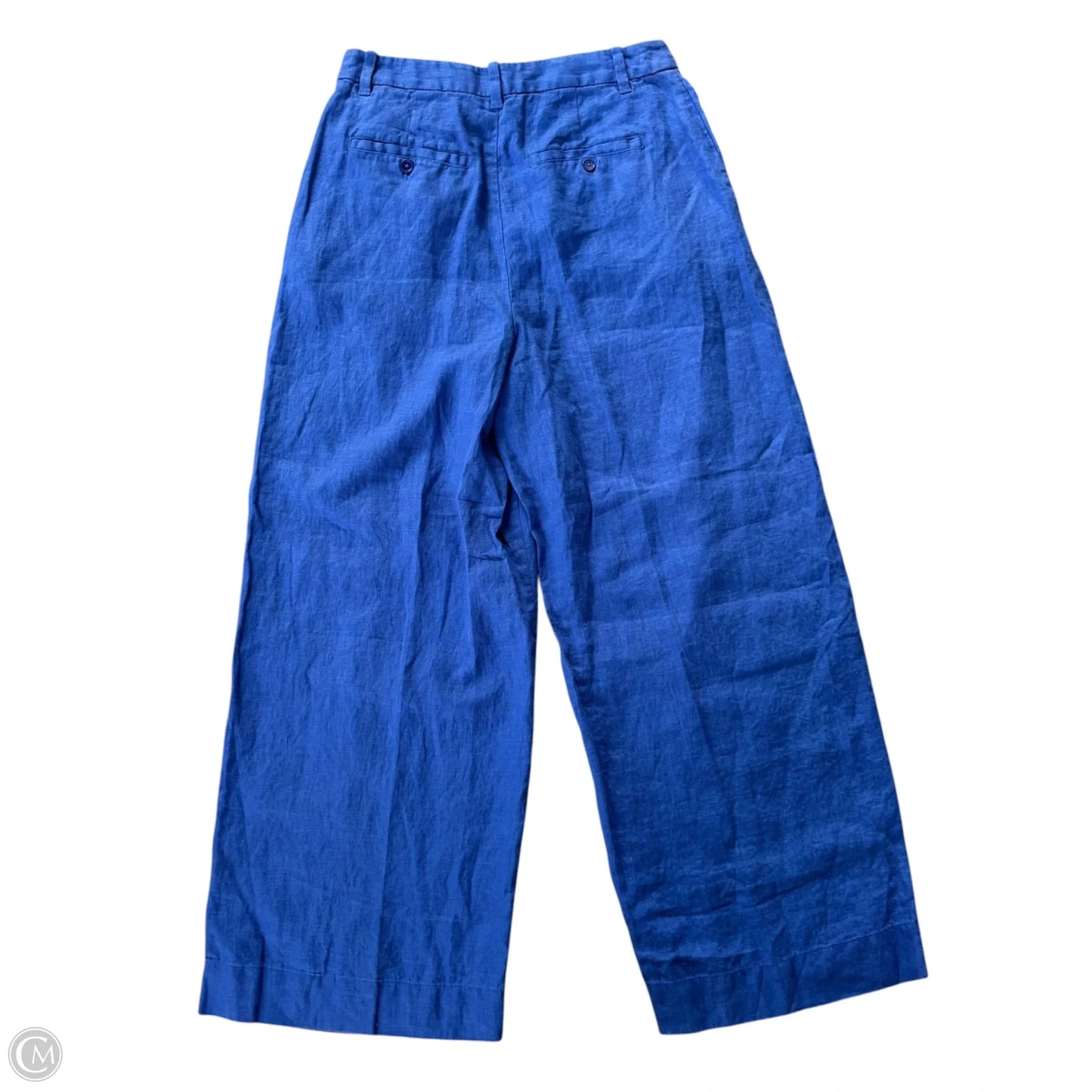 Pants Linen By Madewell In Blue, Size: 8
