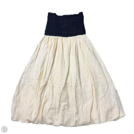 Dress Casual Midi By Dissh In Black & Yellow, Size: M