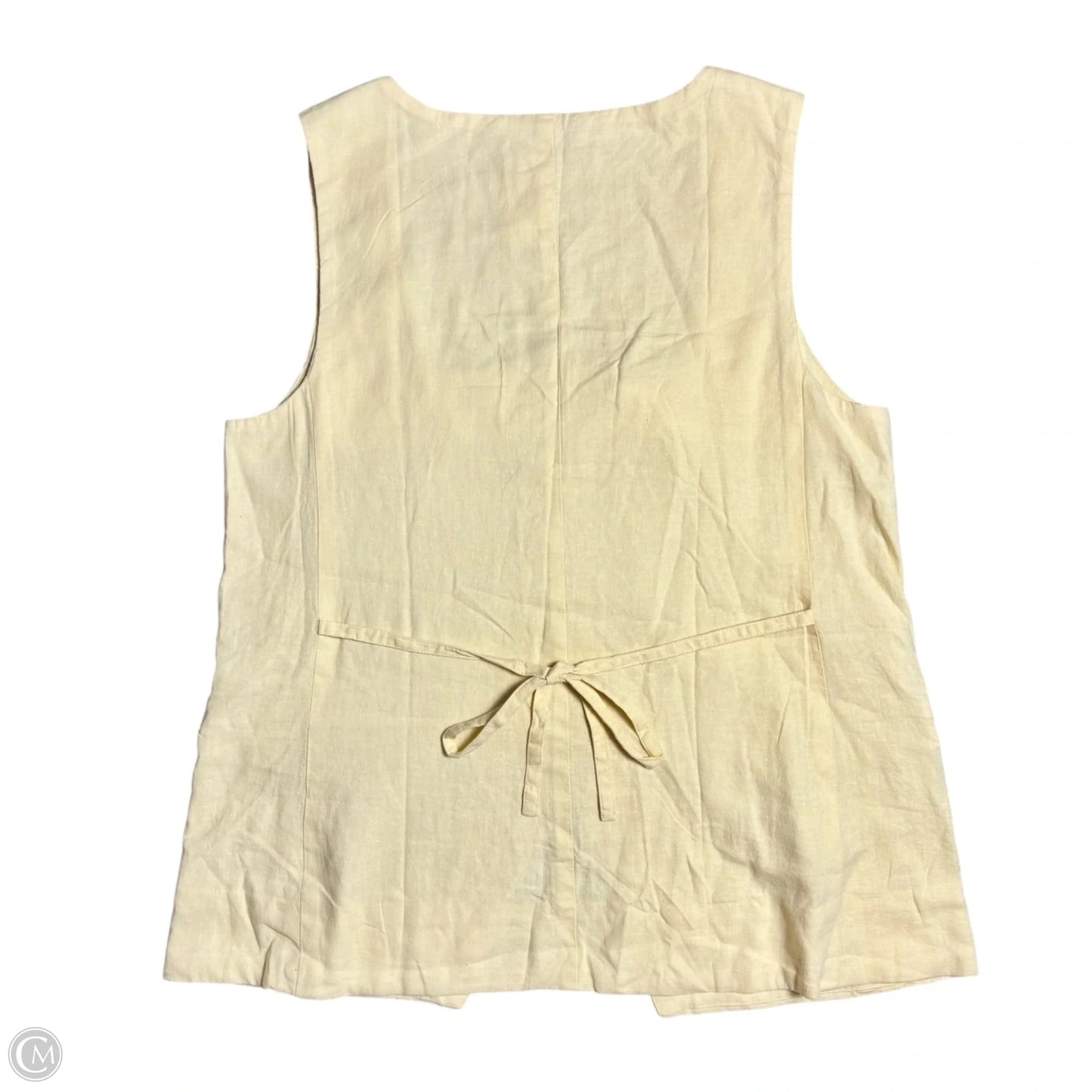 Vest Other By Loft In Yellow, Size: L