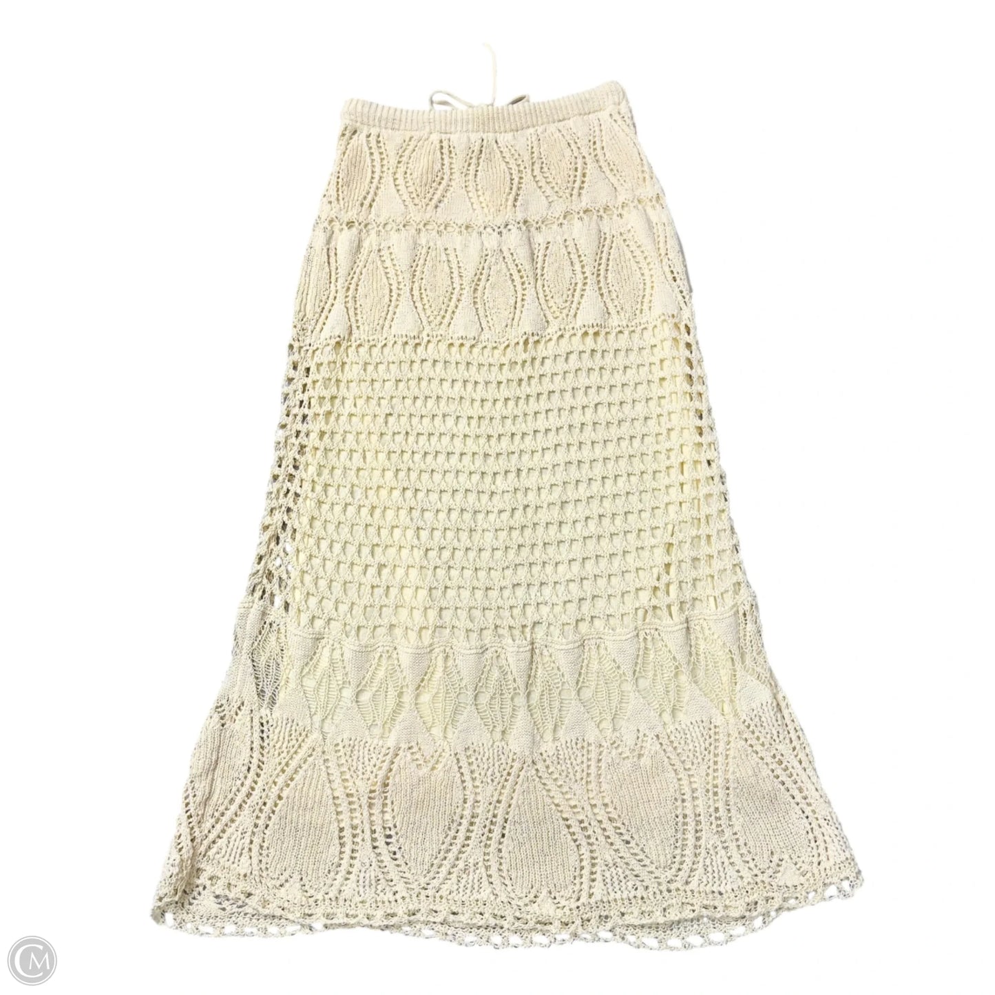 Skirt Maxi By Zara In Yellow, Size: L