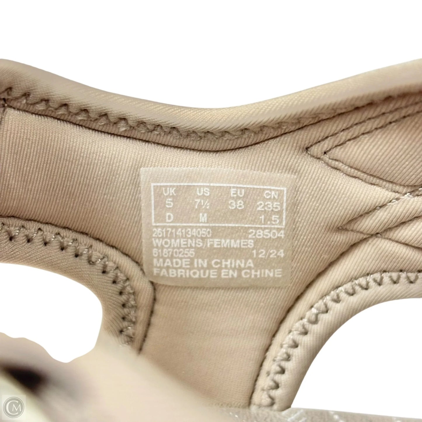 Sandals Flats By Clarks In Taupe, Size: 7.5