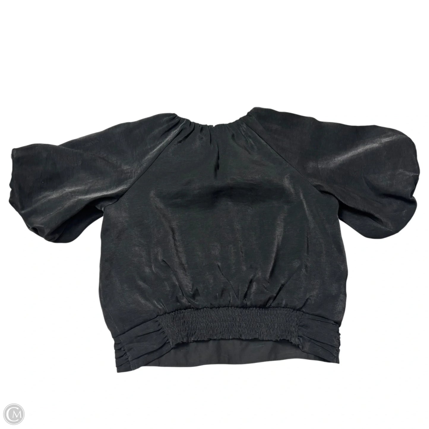 Top Short Sleeve By Express In Black, Size: S