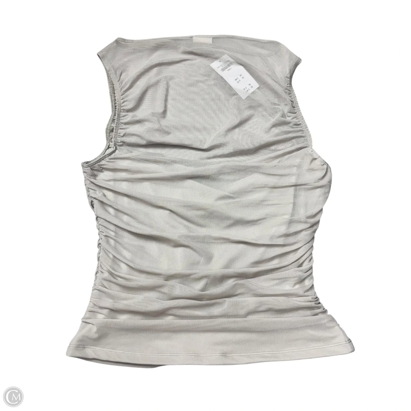 Top Sleeveless By Abercrombie And Fitch In Beige, Size: S