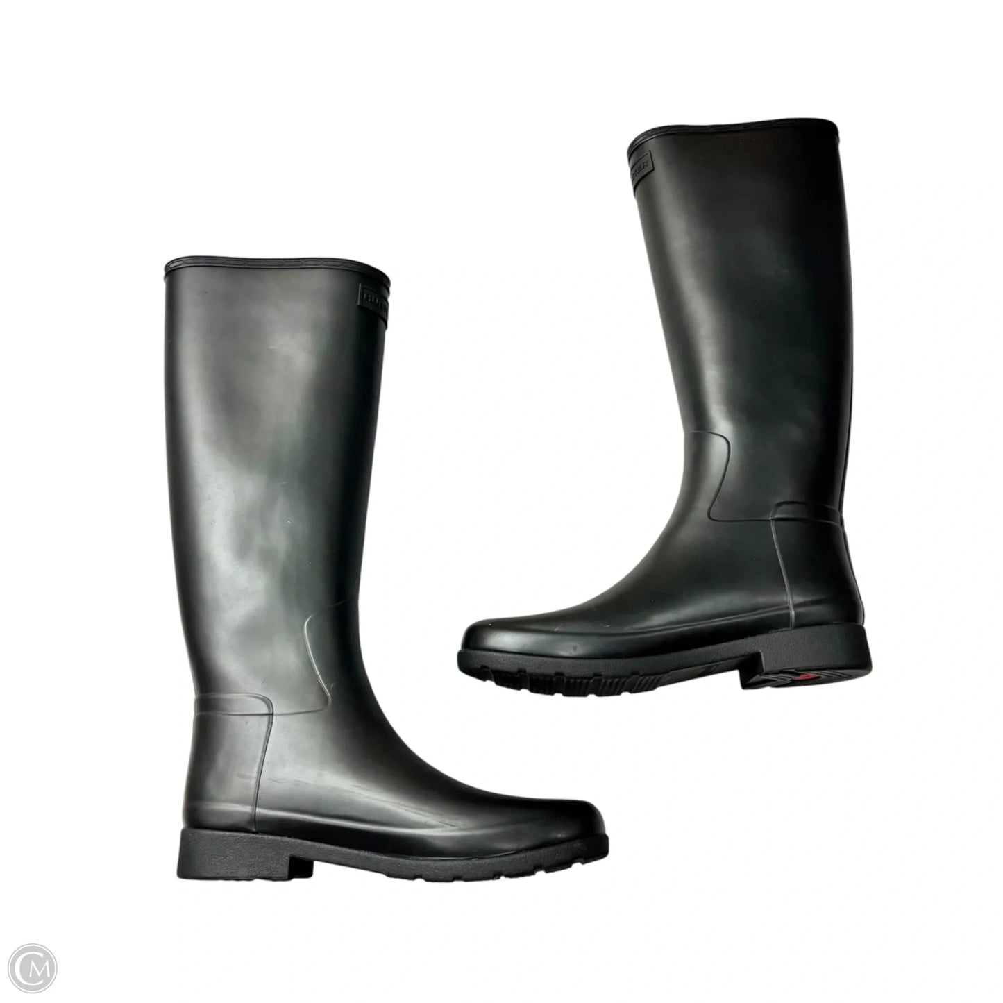Boots Rain By Hunter In Black, Size: 9
