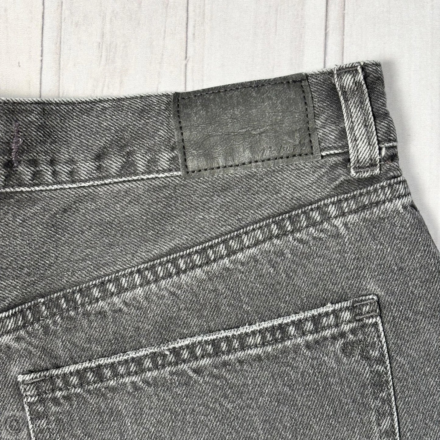 Jeans Wide Leg By Madewell In Grey Denim, Size: 8