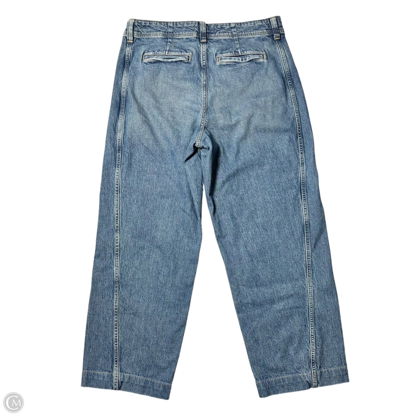Jeans Wide Leg By Madewell In Blue Denim, Size: 12