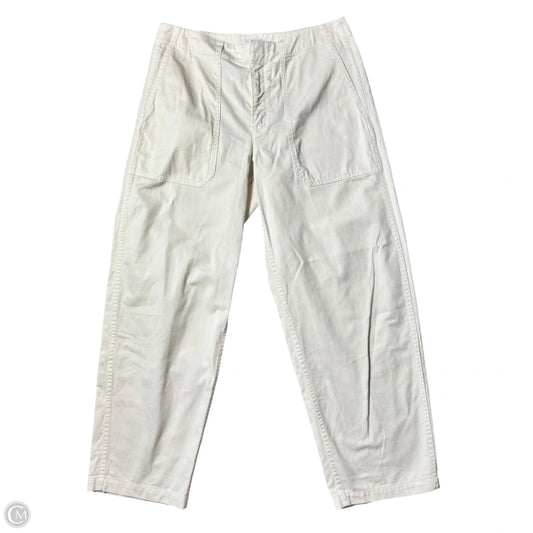 Pants Wide Leg By Madewell In White, Size: 8