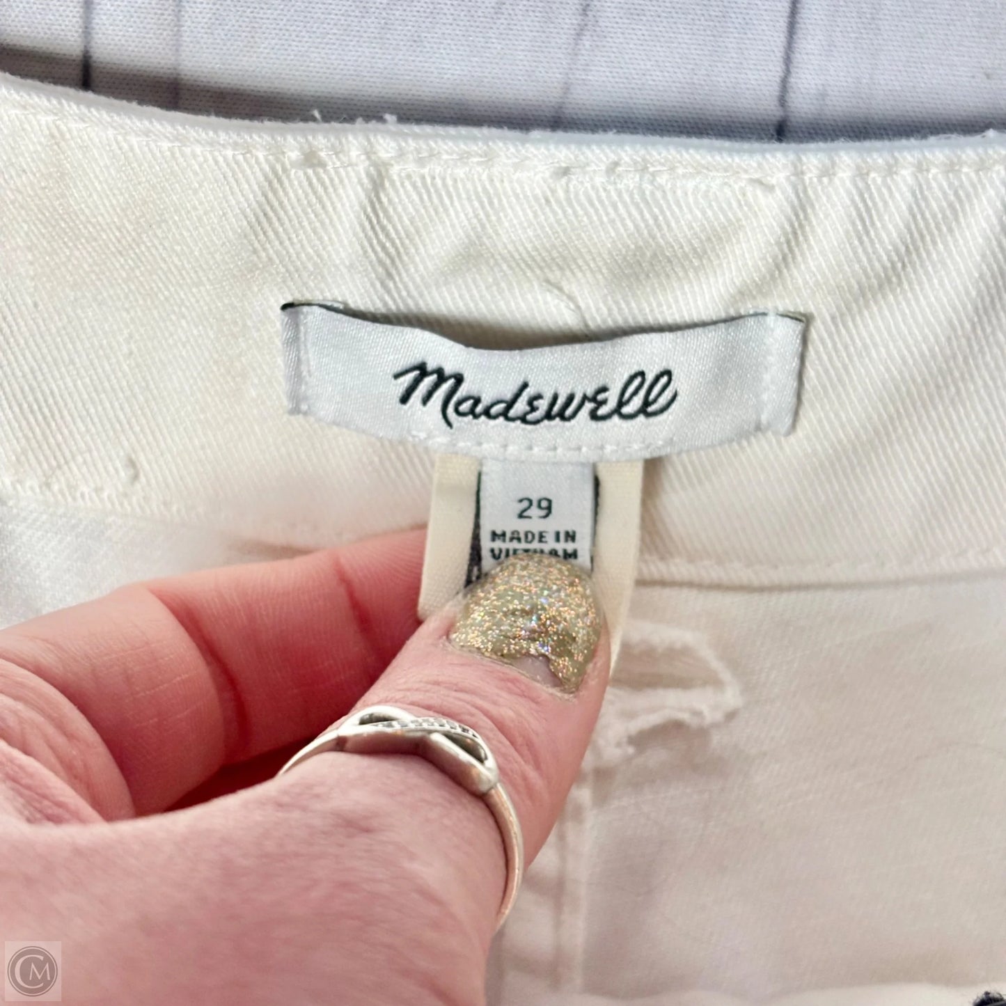 Pants Wide Leg By Madewell In White, Size: 8
