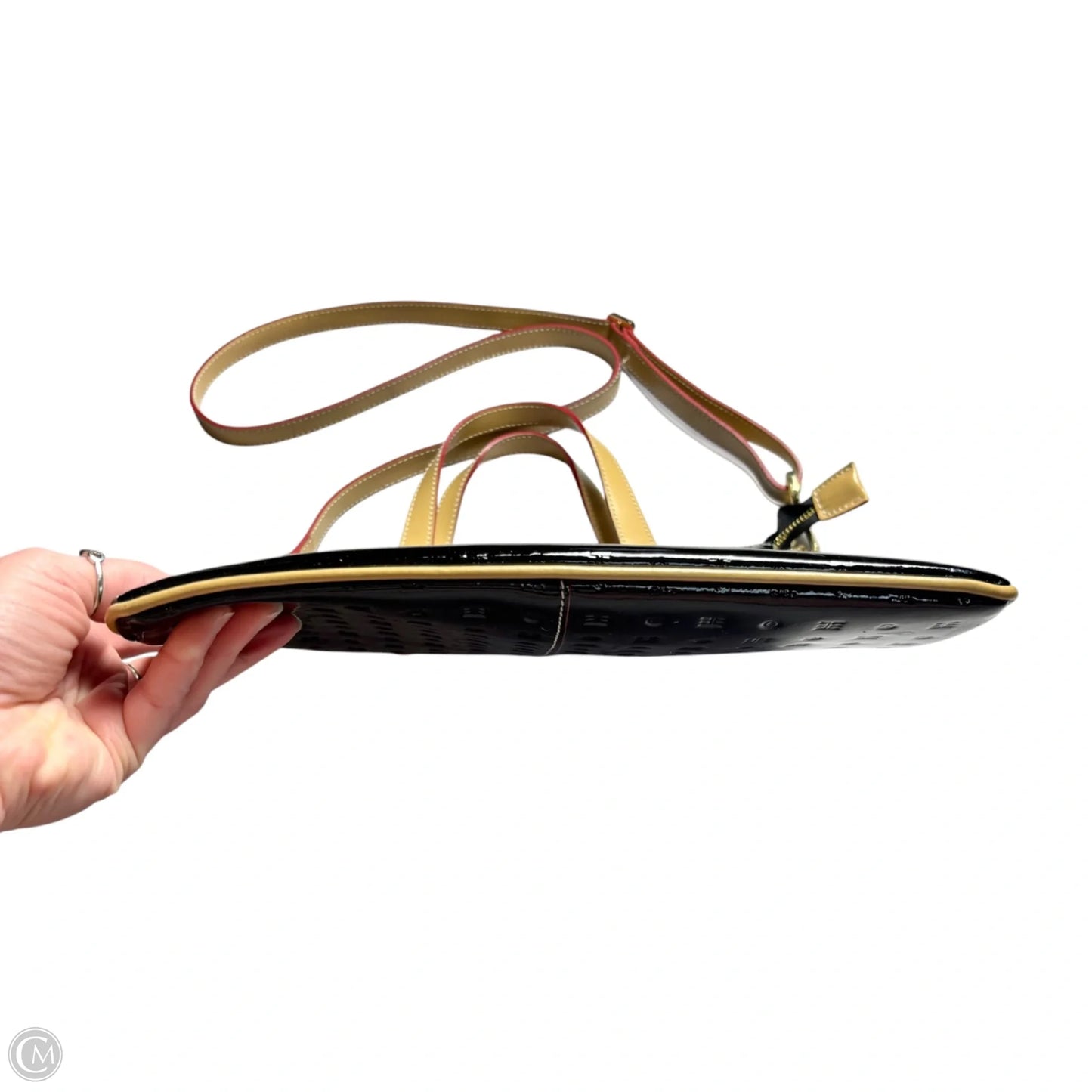 Crossbody Leather By Arcadia, Size: Medium