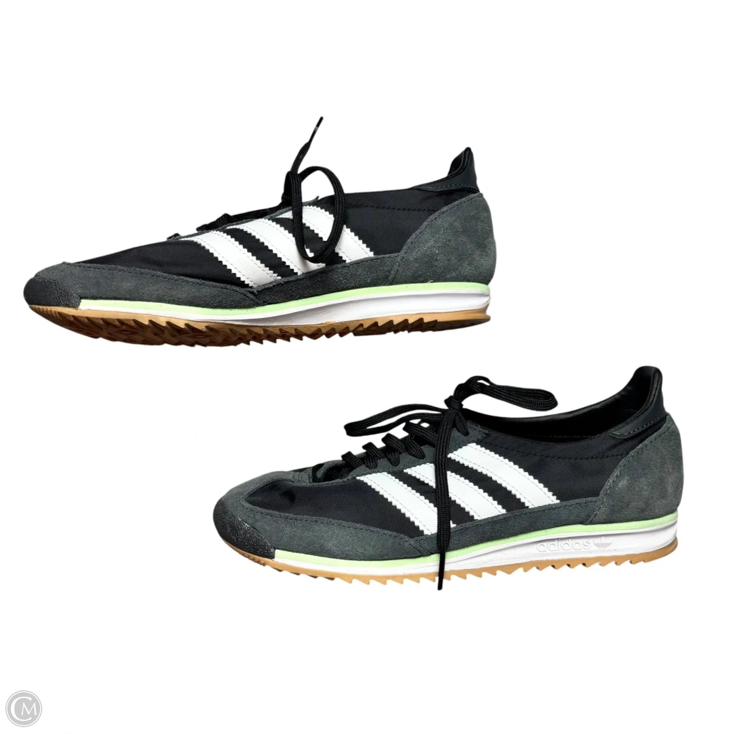 Shoes Sneakers By Adidas In Black & Grey, Size: 7.5