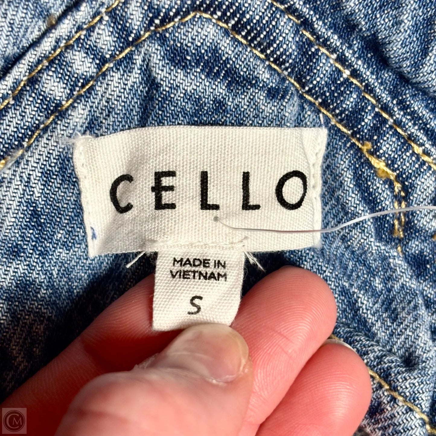 Overalls By Cello In Blue Denim, Size: S