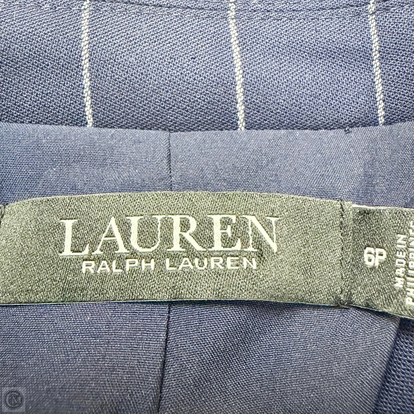 Blazer By Lauren By Ralph Lauren In Striped Pattern, Size: Sp