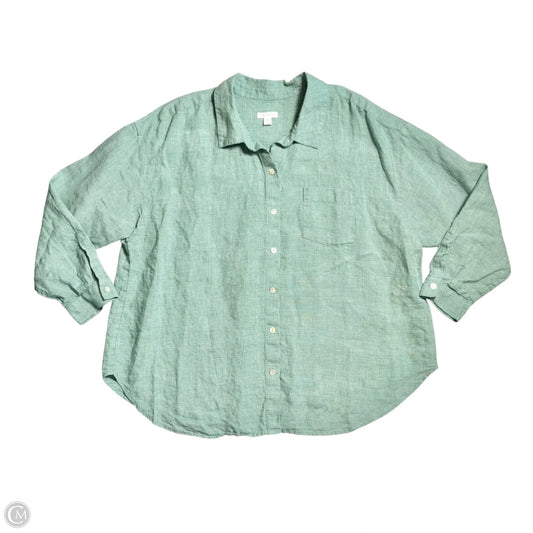 Top Long Sleeve By J. Jill In Blue, Size: Xlp