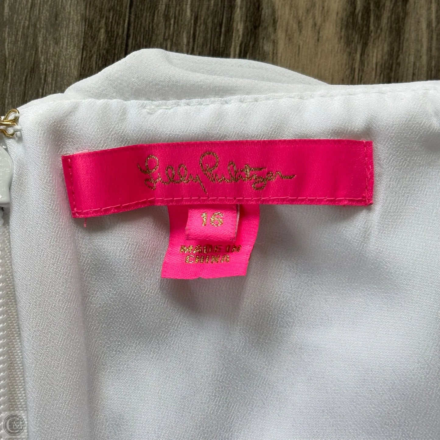 Blouse Designer By Lilly Pulitzer In White, Size: Xl