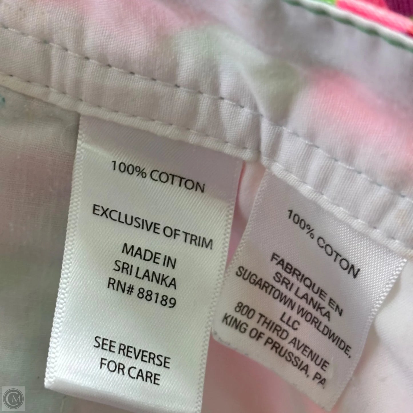 Shorts Designer By Lilly Pulitzer In Green & Pink, Size: 12