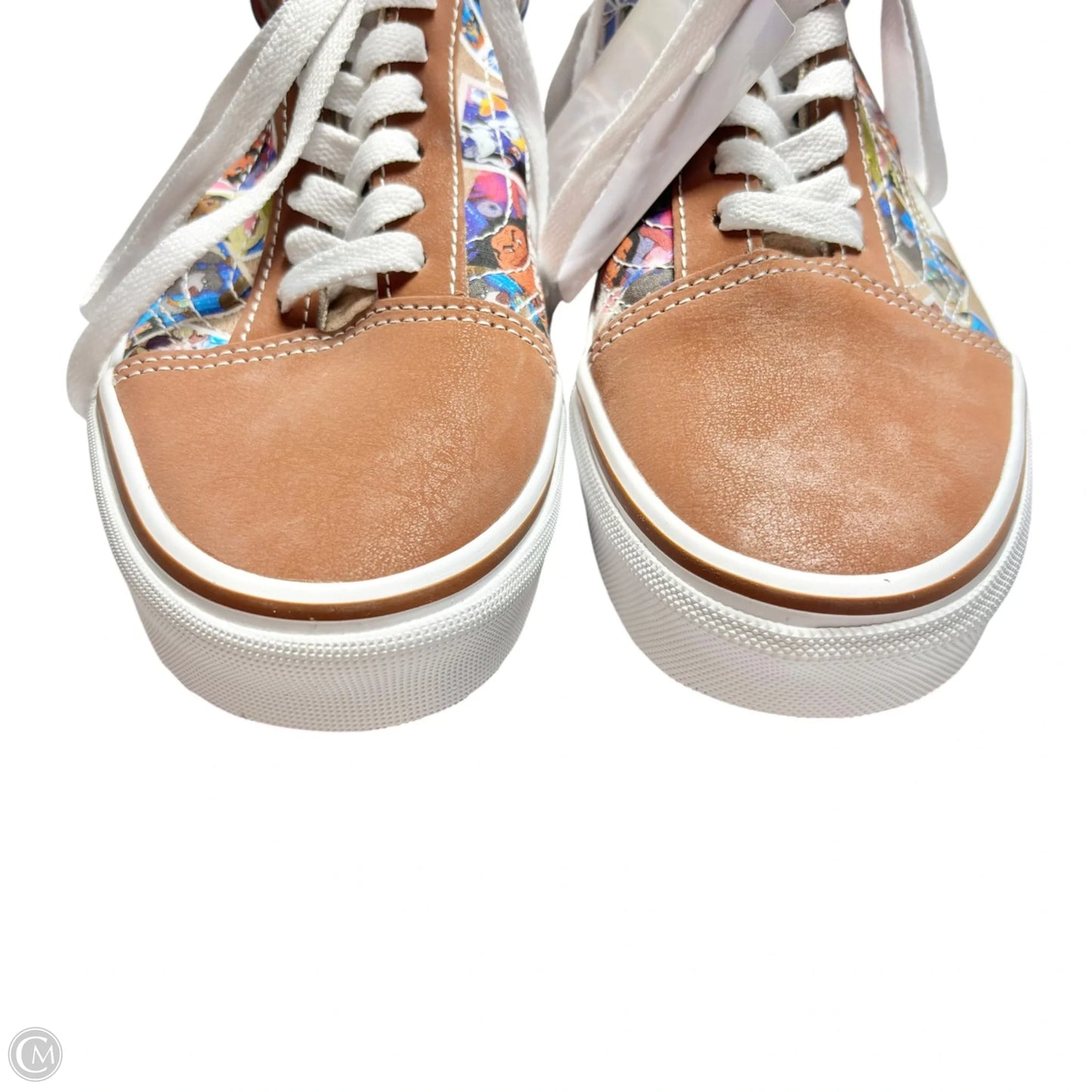 Shoes Sneakers By Vans In Brown, Size: 7