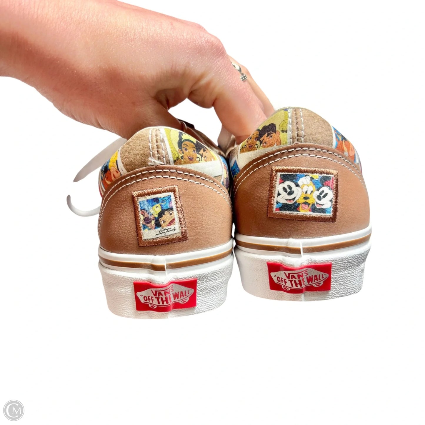Shoes Sneakers By Vans In Brown, Size: 7
