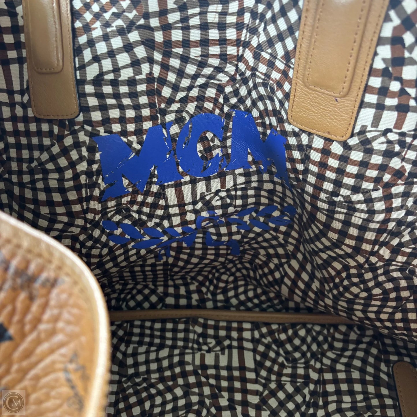 Tote Luxury Designer By Mcm, Size: Large