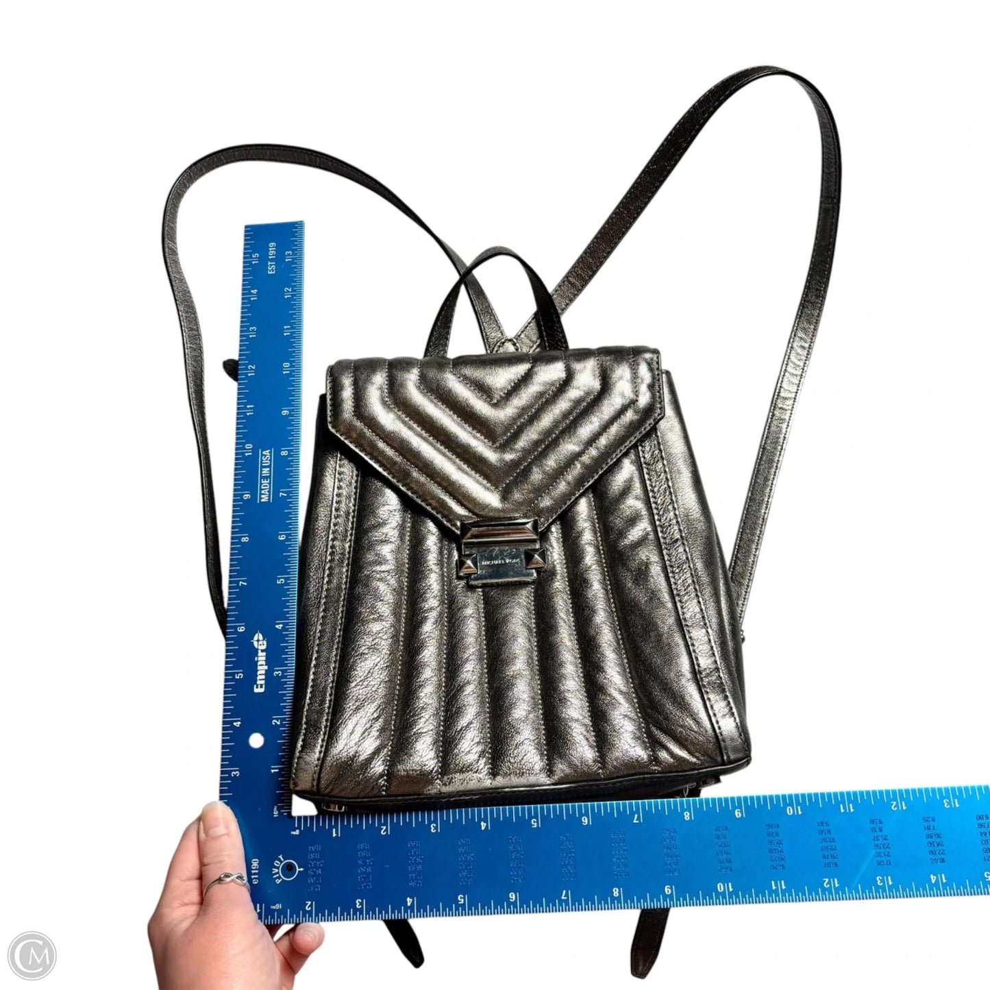 Backpack Leather By Michael By Michael Kors, Size: Small