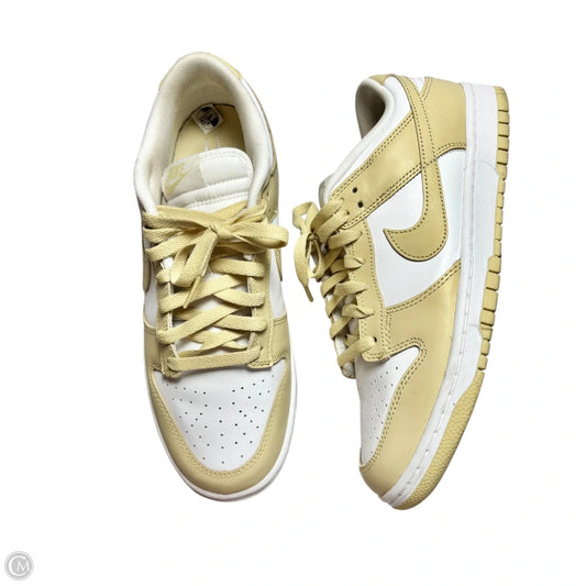 Shoes Sneakers By Nike In Tan & White, Size: 11.5