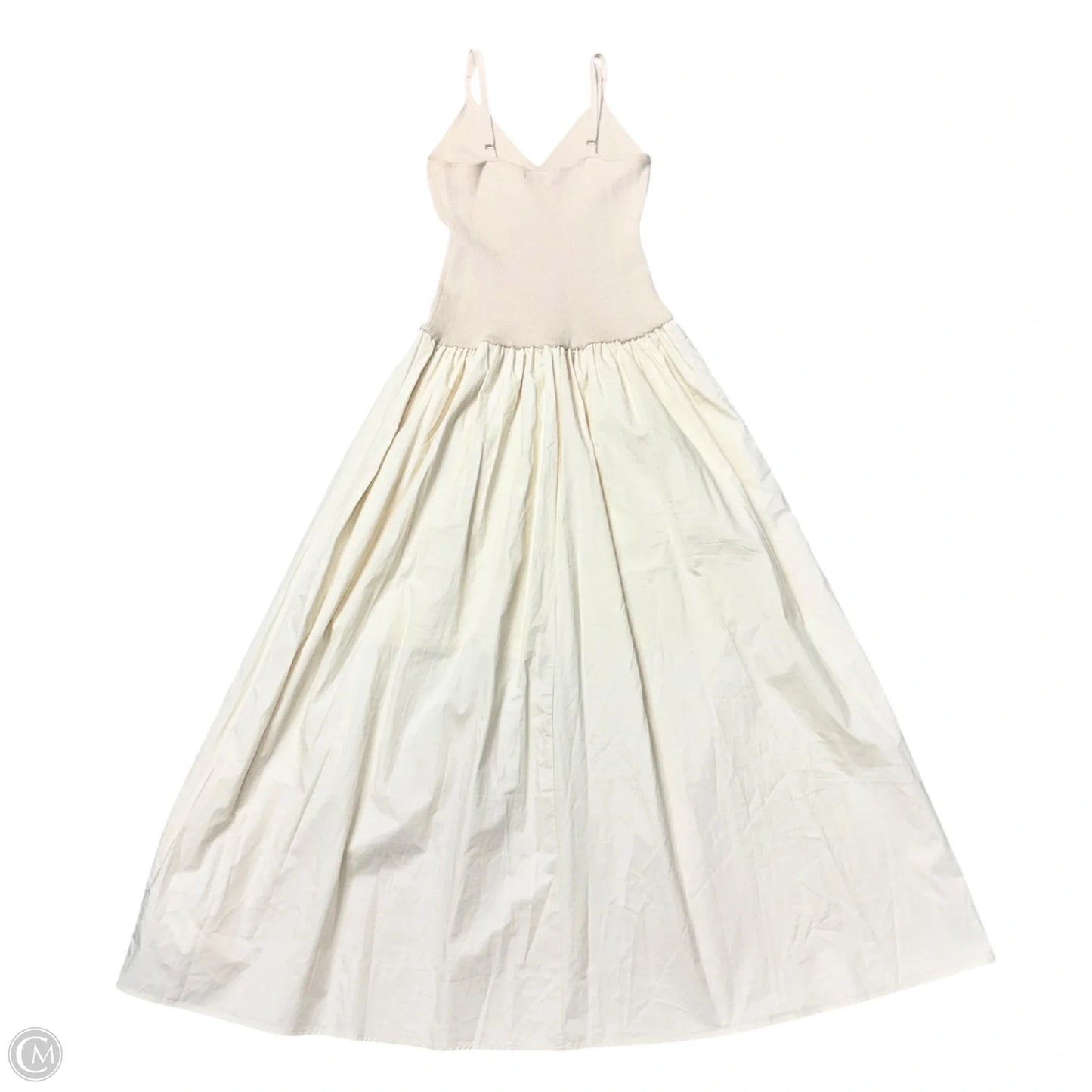 Dress Casual Maxi By Moon River In Cream, Size: L